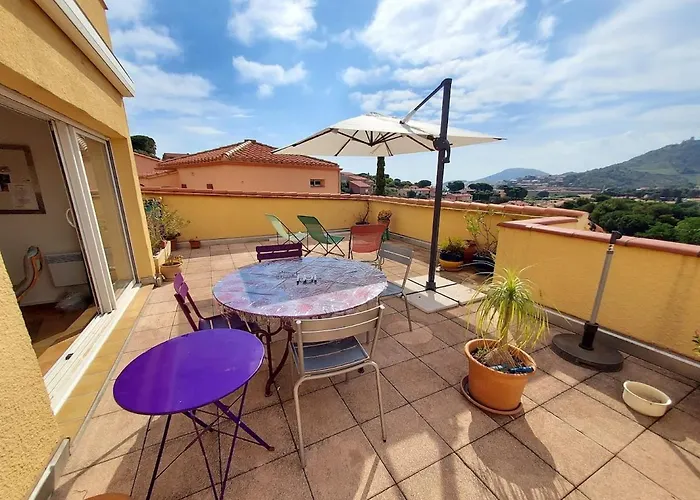 Appartement Rocade De Appt T4 Avec Grande Terrasse Et Garage Collioure